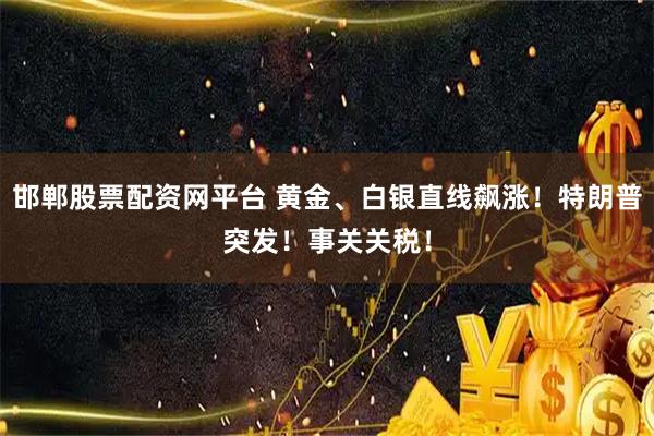 邯郸股票配资网平台 黄金、白银直线飙涨！特朗普突发！事关关税！